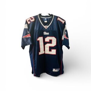 Reebok On Field New England Patriots Tom Brady Jersey  Sz 50/M
